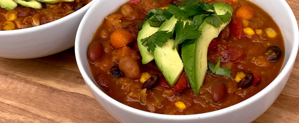 There Are Almost 30 Grams of Protein in This High-Protein, Vegan 4-Bean Instant Pot Chili