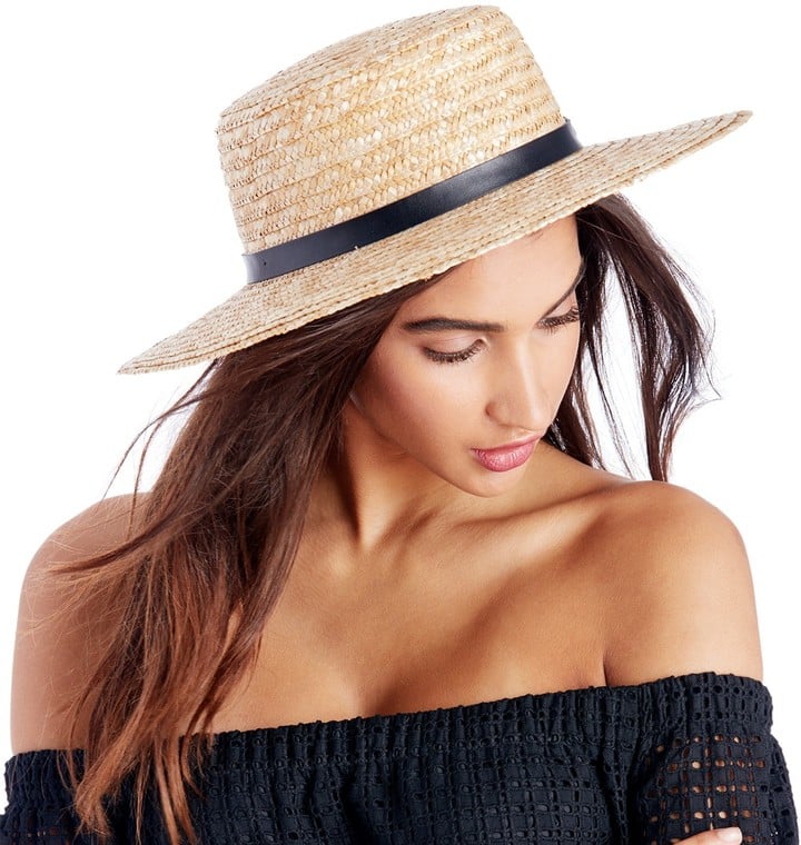 Sole Society Wide Brim Straw Boater