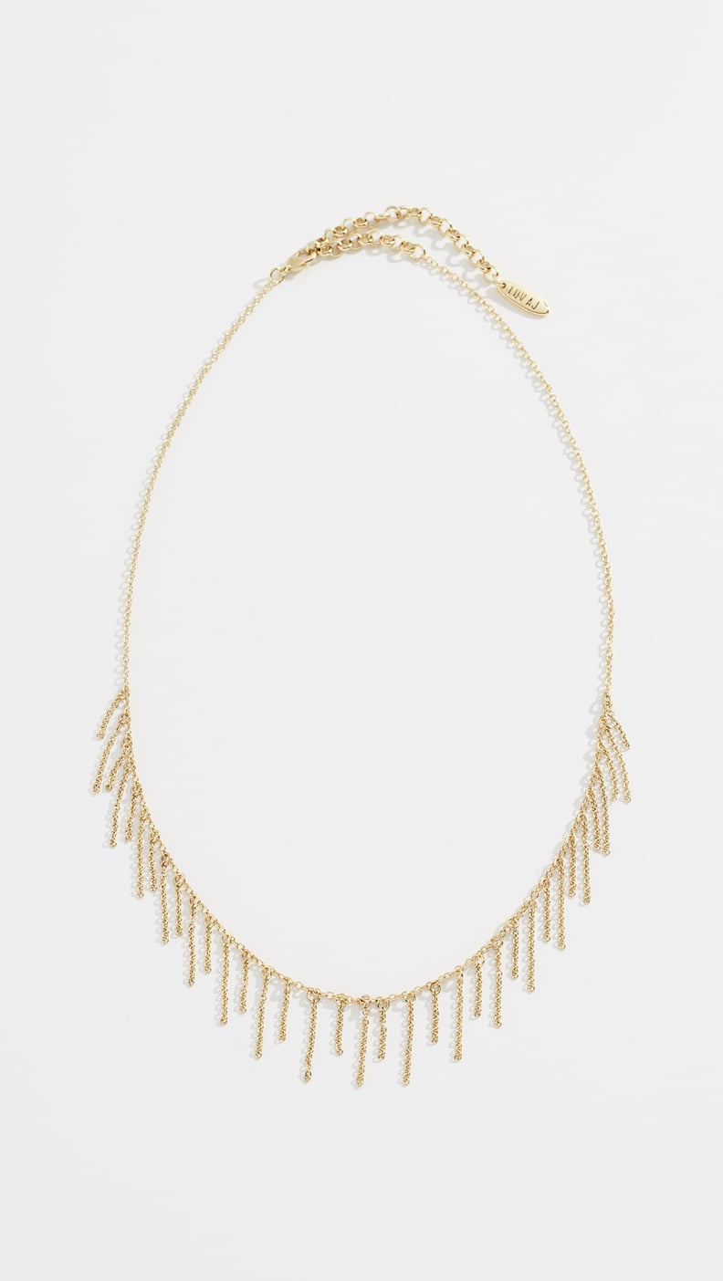 Luv Aj Chain Fringe Necklace