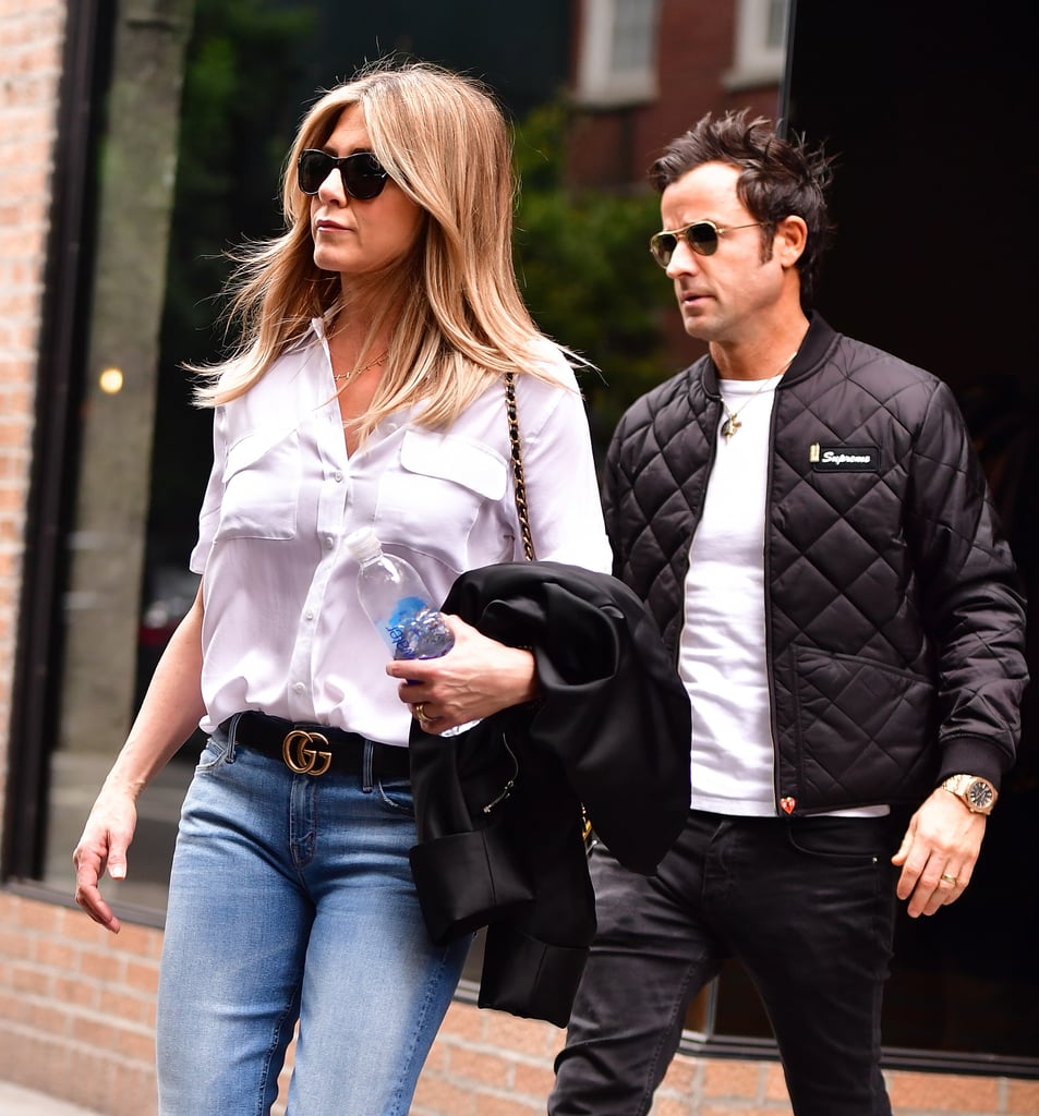 Jennifer Aniston With Justin Theroux in NYC September 2016