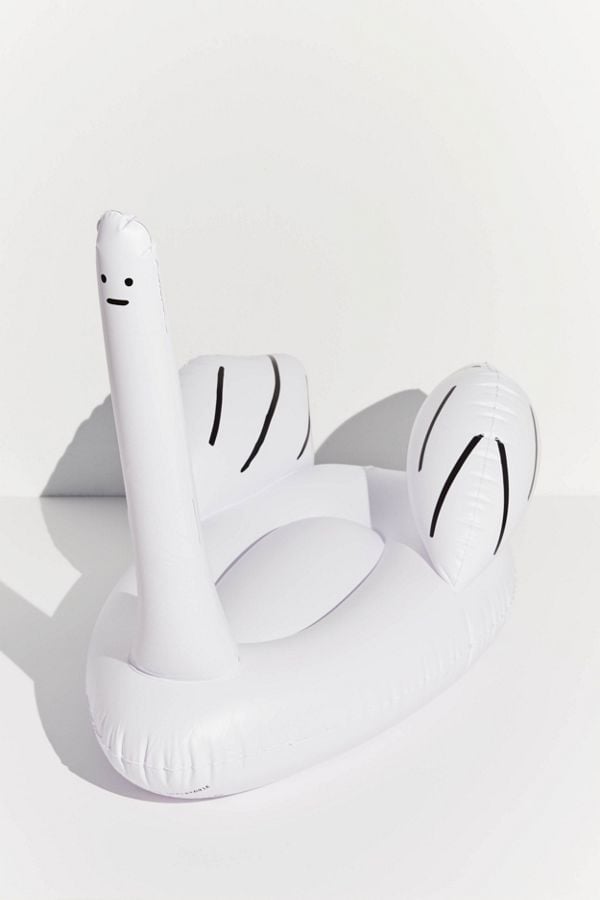 David Shrigley Ridiculous Inflatable Swan-Thing Pool Float