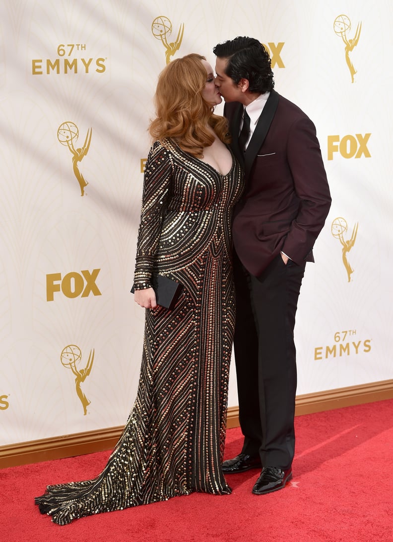 Christina Hendricks and Geoffrey Arend