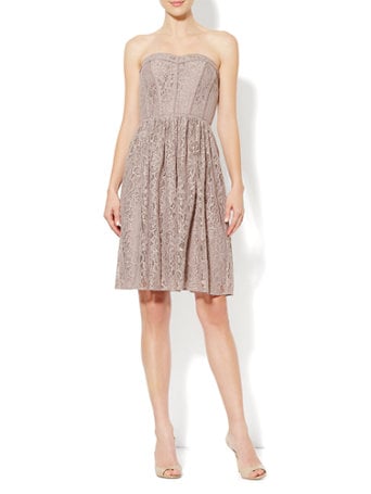Rebecca dress in floral lace