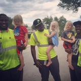 Video of Little Kids With Their Garbage Men