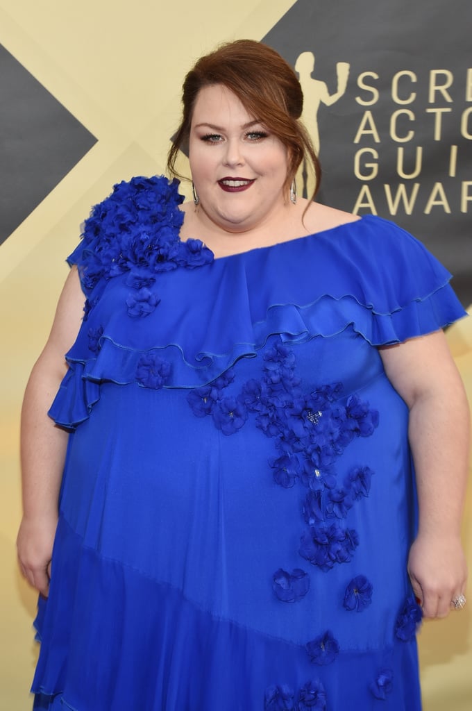 Chrissy Metz's Blue Dress at SAG Awards 2018