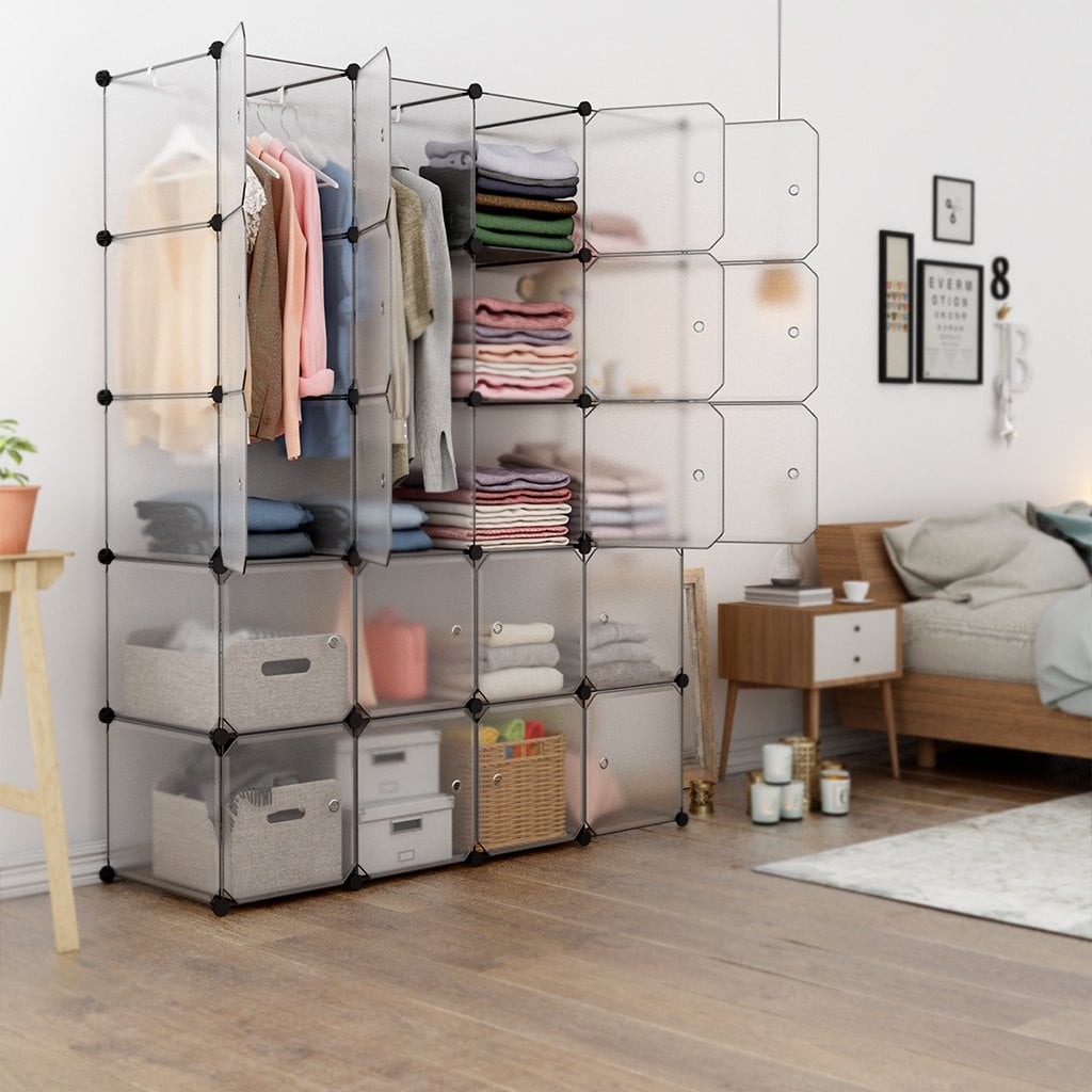 Cube Organiser Stackable Closet Cabinet
