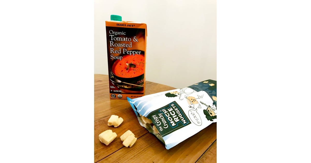 Trader Joe's Organic Tomato & Roasted Red Pepper Soup The Best Canned Soups POPSUGAR Food