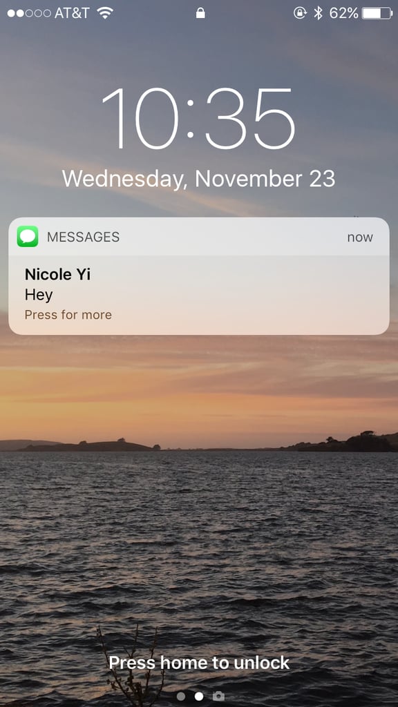 Turn on "Raise to Wake" and see your notifications.