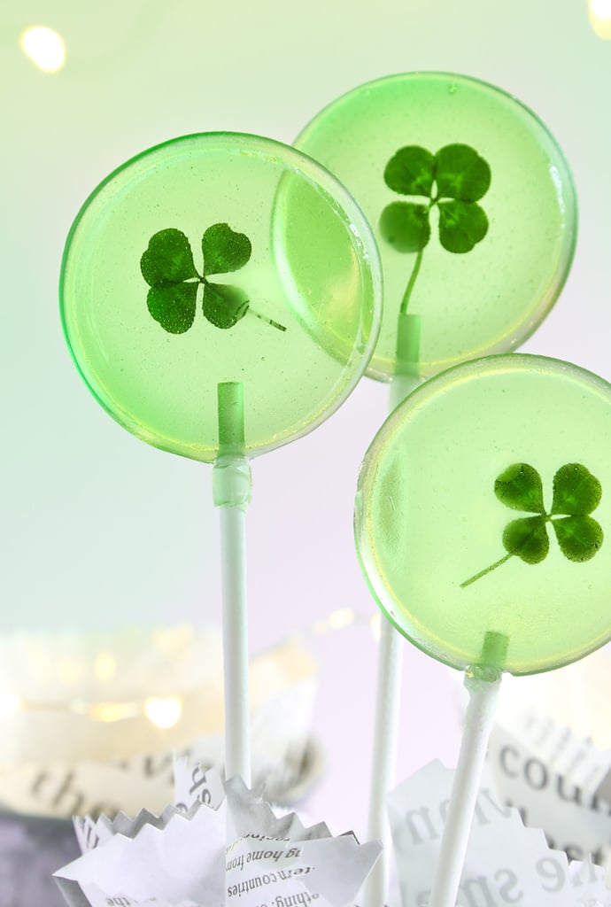 Four Leaf Clover Lollipops