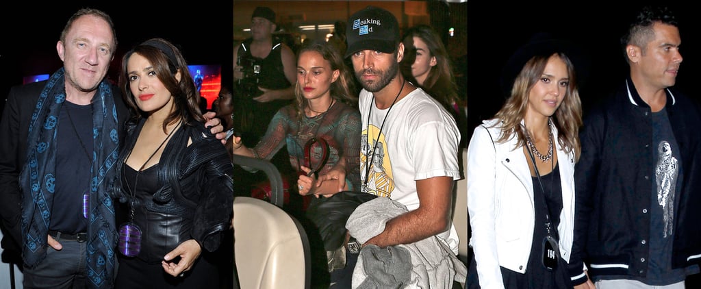 Celebrities at Beyonce and Jay Z's On the Run Concerts in LA