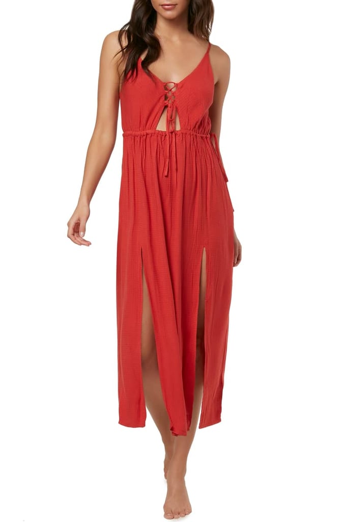 O'Neill Cory Open Back Cover-Up Midi Dress