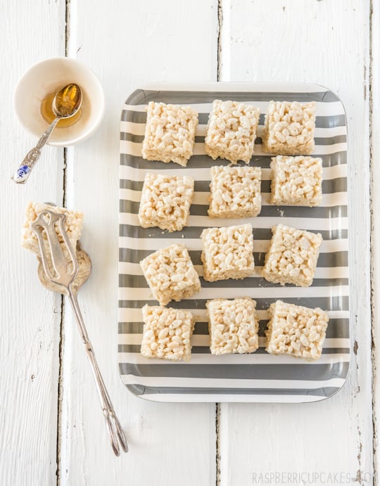 Salted Honey Rice Krispies Treats