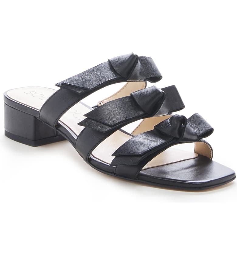 Sole Society Ezah Slide Sandals Yes Heeled Sandals Can Be