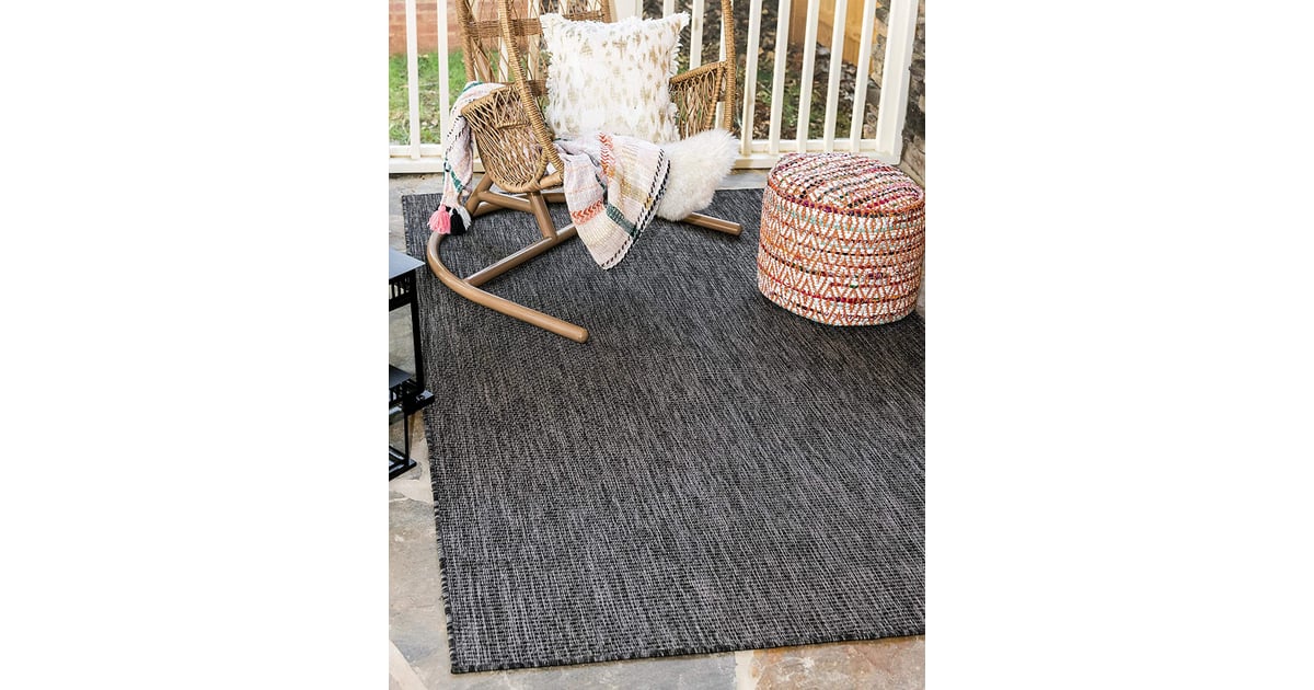 Unique Loom Outdoor Solid Collection Casual Transitional Indoor and