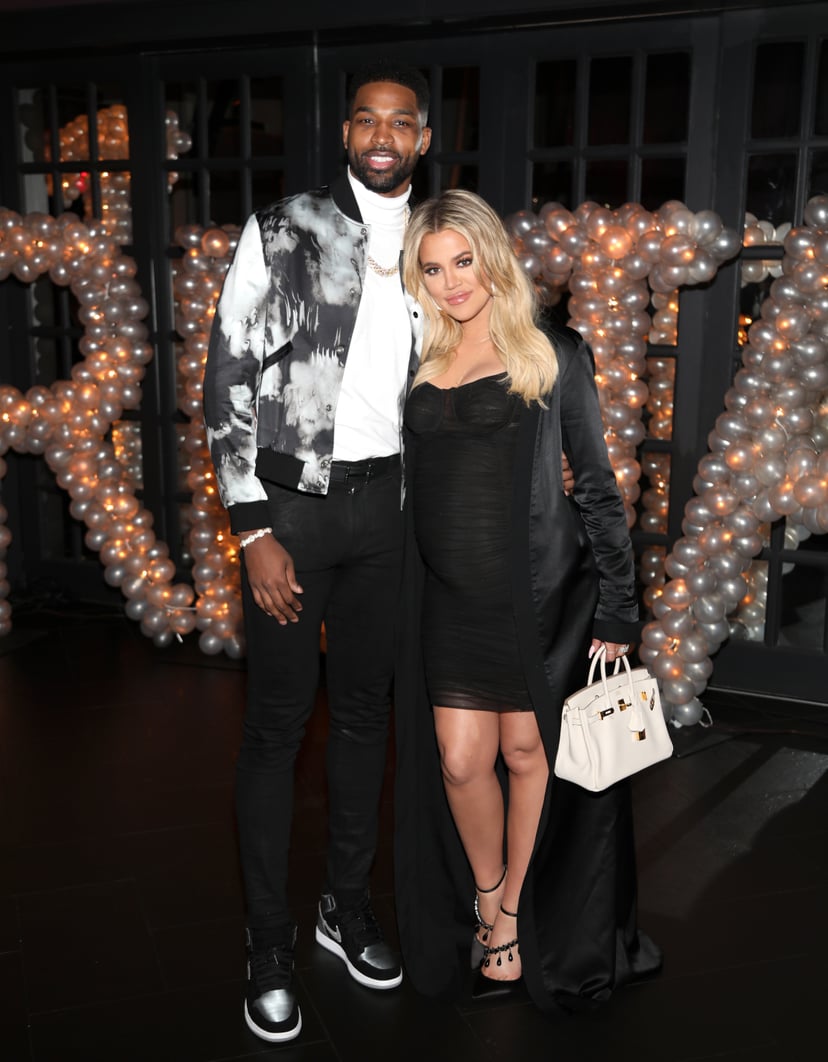 LOS ANGELES, CA - MARCH 10:  Tristan Thompson and Khloe Kardashian pose for a photo as Remy Martin celebrates Tristan Thompson's Birthday at Beauty & Essex on March 10, 2018 in Los Angeles, California.  (Photo by Jerritt Clark/Getty Images for Remy Martin