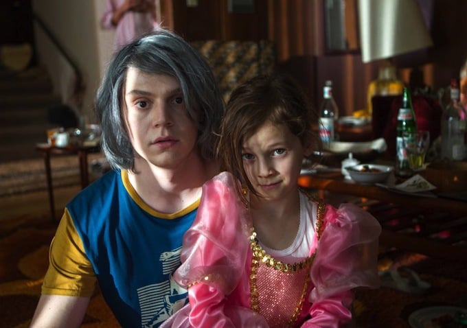 Finally, a look at Evan Peters as Quicksilver!