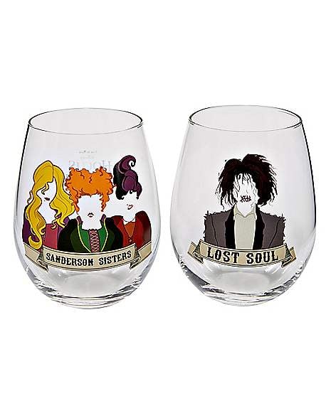 Hocus Pocus Stemless Glass Set