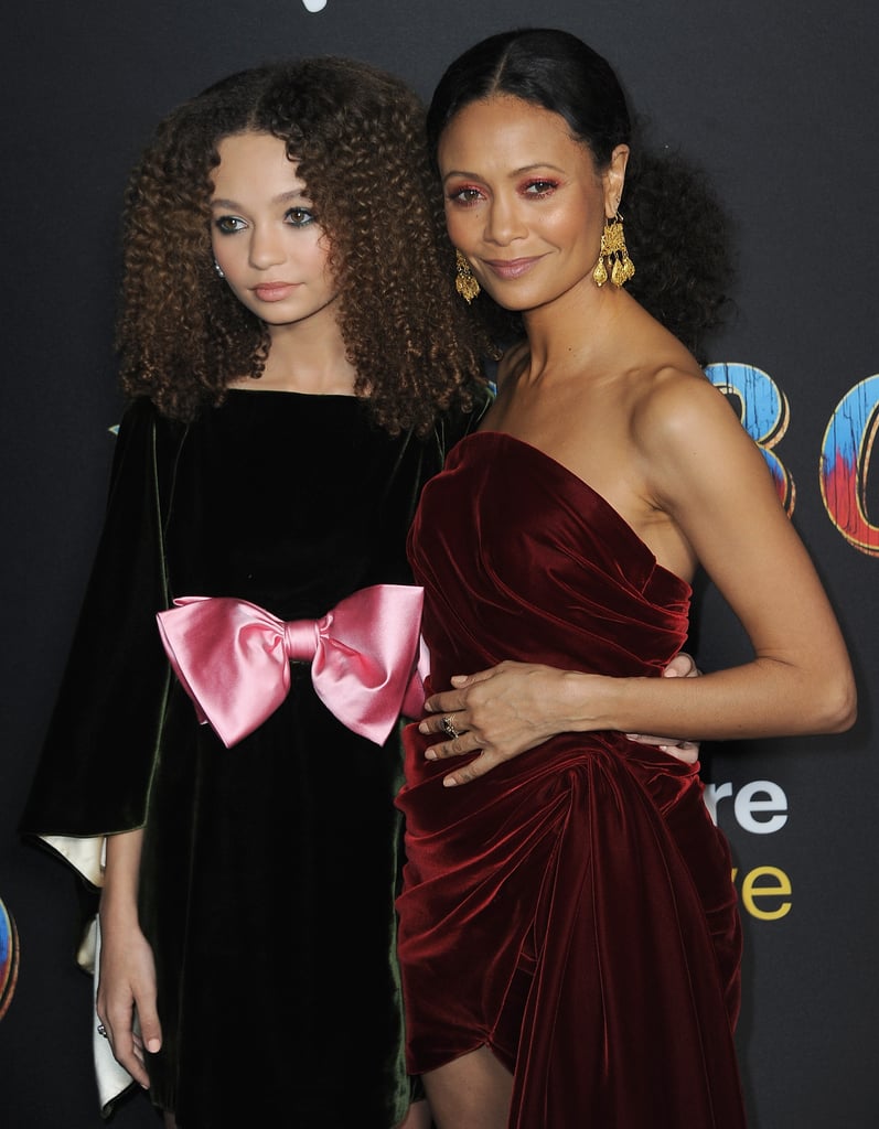 Thandie Newton and Her Family at the Dumbo Premiere in LA