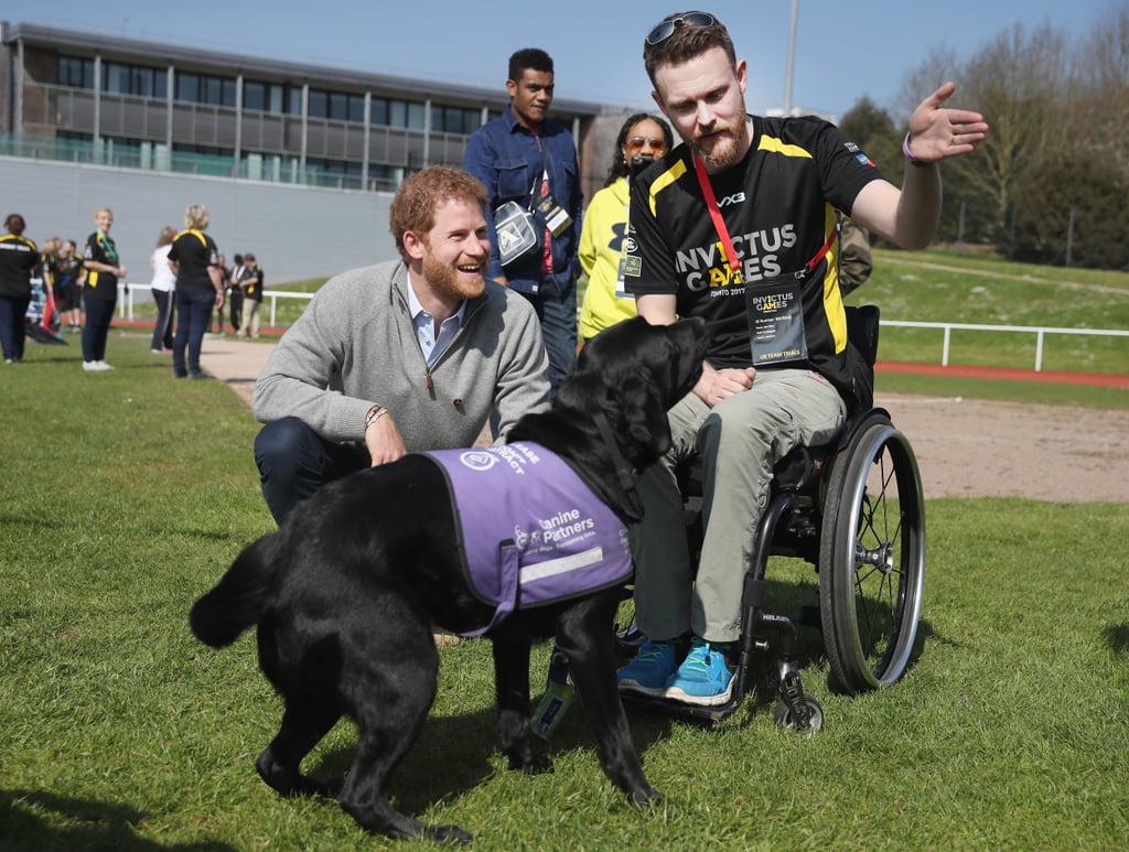 Prince Harry at Invictus Games Trials April 2017