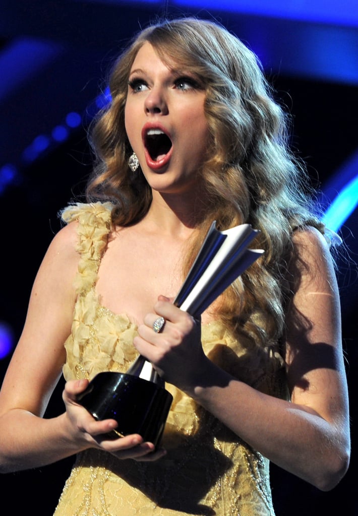 Taylor Swift had a jaw-dropping moment at the ACMs in April 2011.
Taylor Swift had a jaw-dropping moment at the ACMs in April 2011.