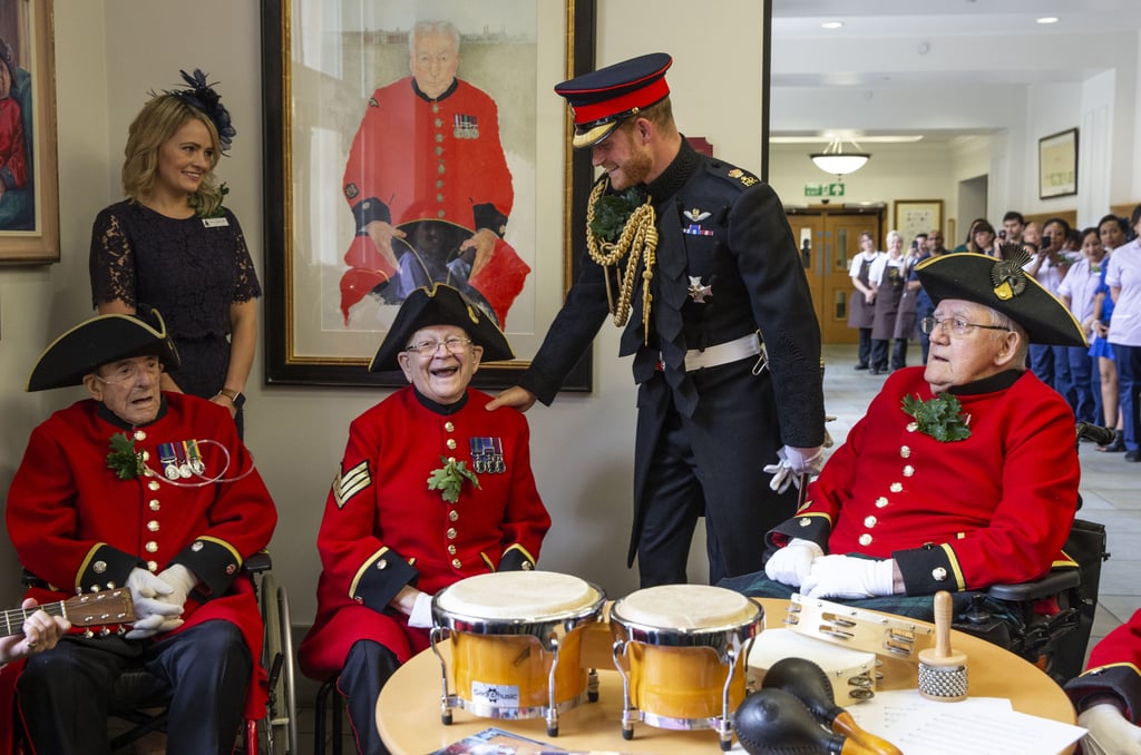 Prince Harry at the Founder's Day Parade June 2019