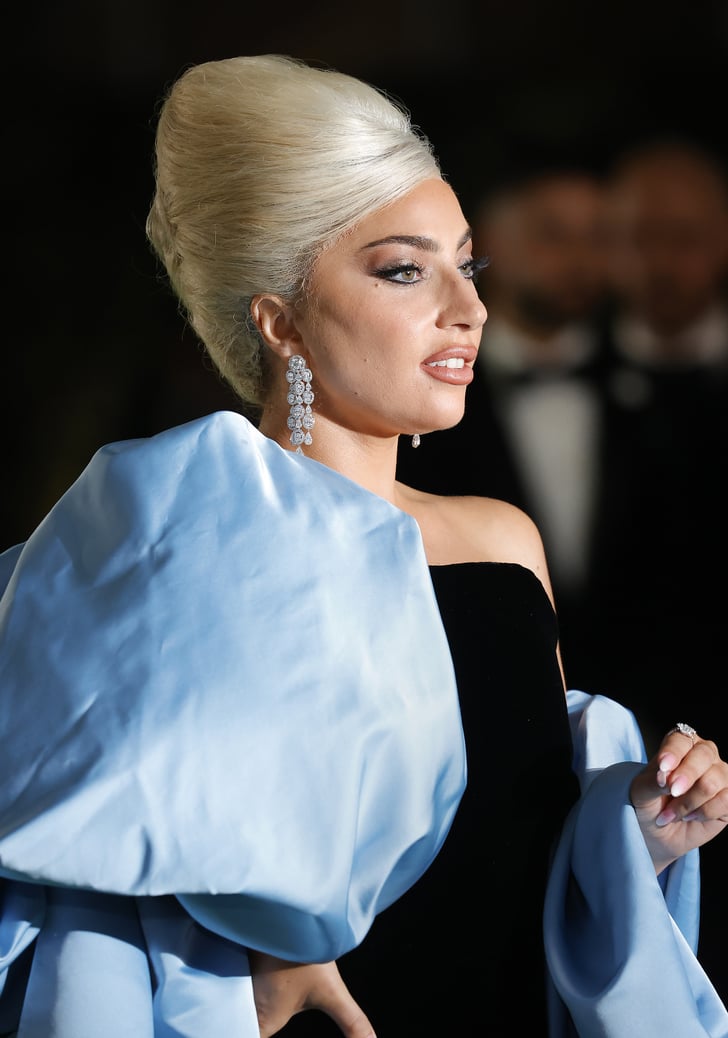 Lady Gaga S Strapless Schiaparelli Dress Photos Popsugar Fashion Uk Photo 21