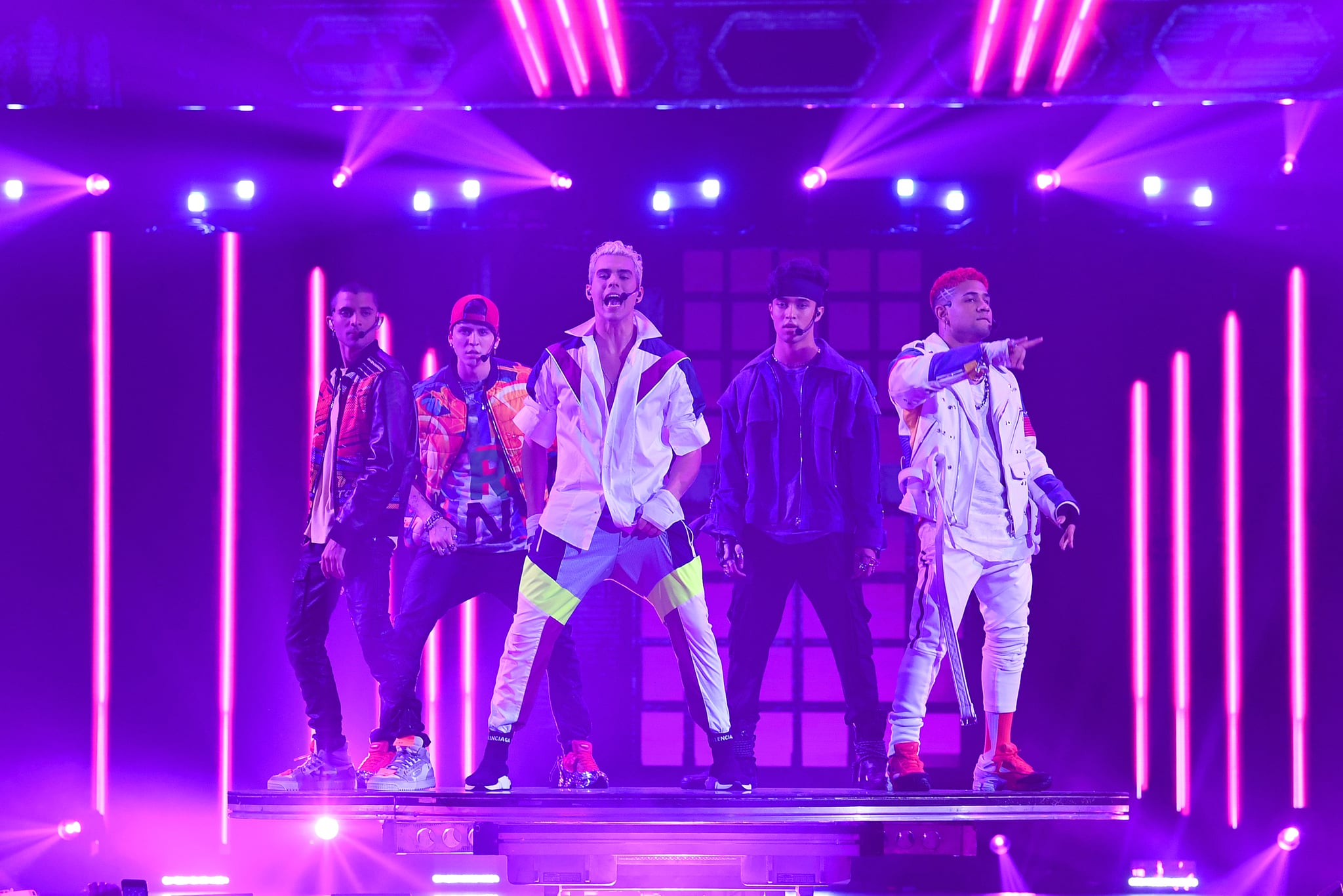 Cnco Rosalia J Balvin And Cnco Are Representing Latinx In The Mtv Vmas Nominations Popsugar Latina Photo 7