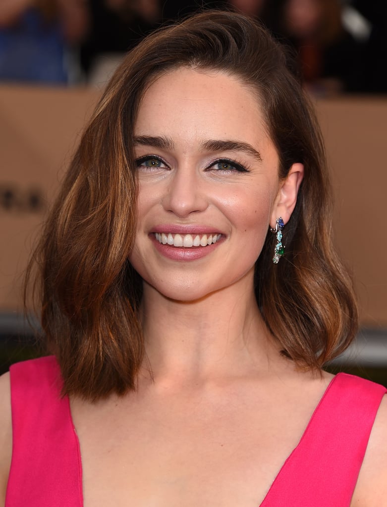 Wavy Lob | Emilia Clarke's Best Hairstyles Over the Years | POPSUGAR ...