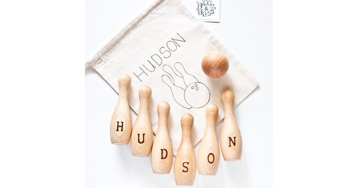Wooden Bowling Set With Engraved Name Pins Etsy Gifts For Kids POPSUGAR Family Photo 28