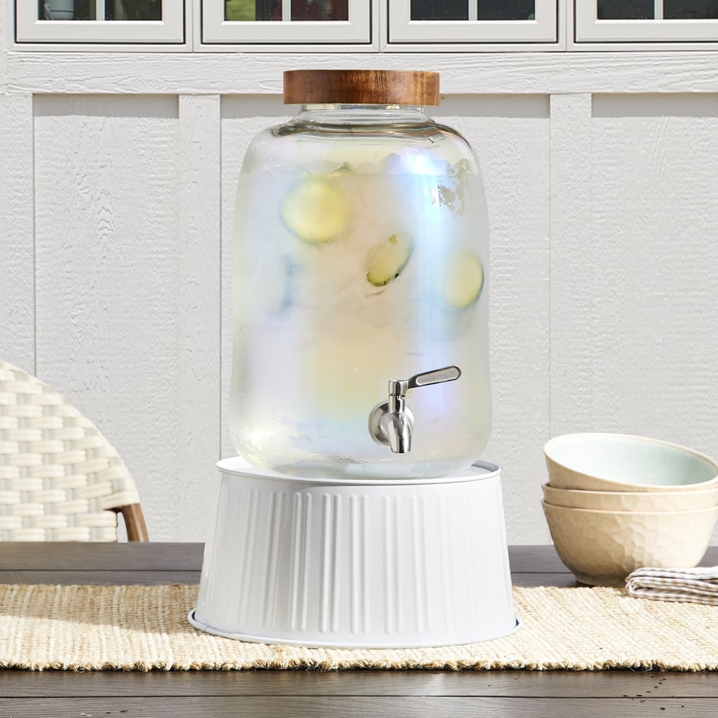 For the Host: Better Homes & Gardens 2 Gallon Clear Iridescent Glass Dispenser
