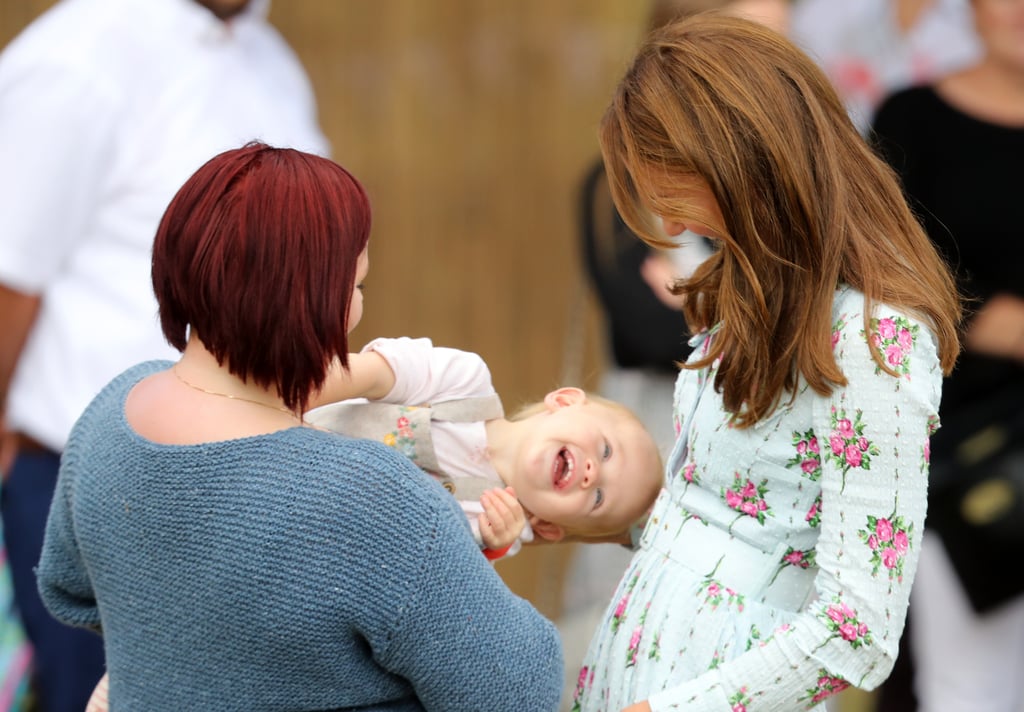 Kate Middleton Visits Back to Nature Garden at RHS Wisley