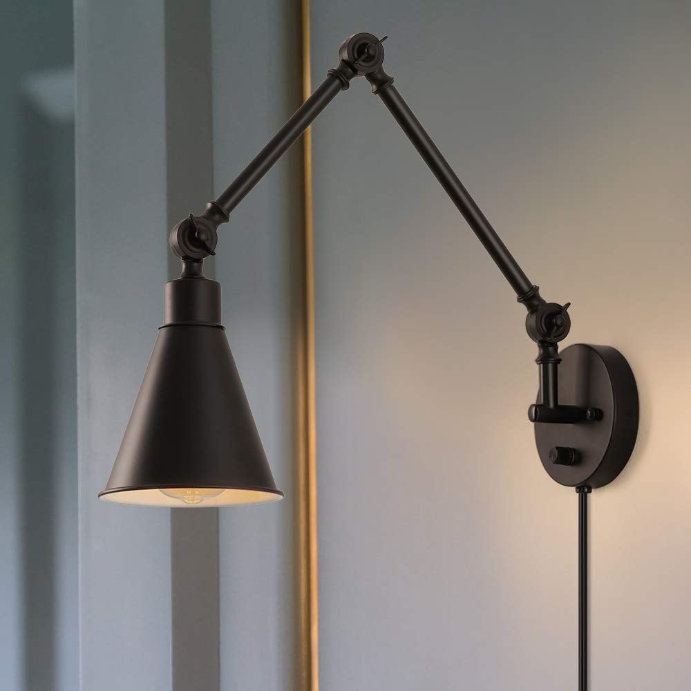 portable plug in wall lamp