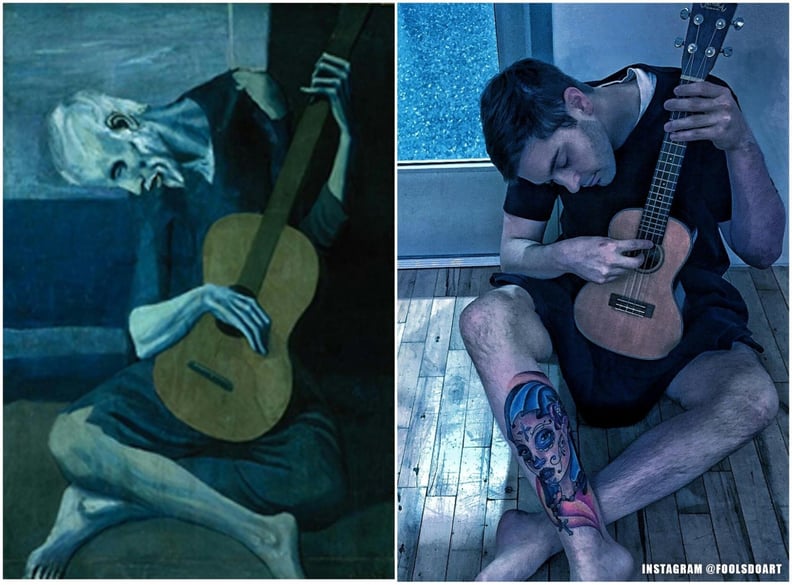 "The Old Guitarist" by Pablo Picasso