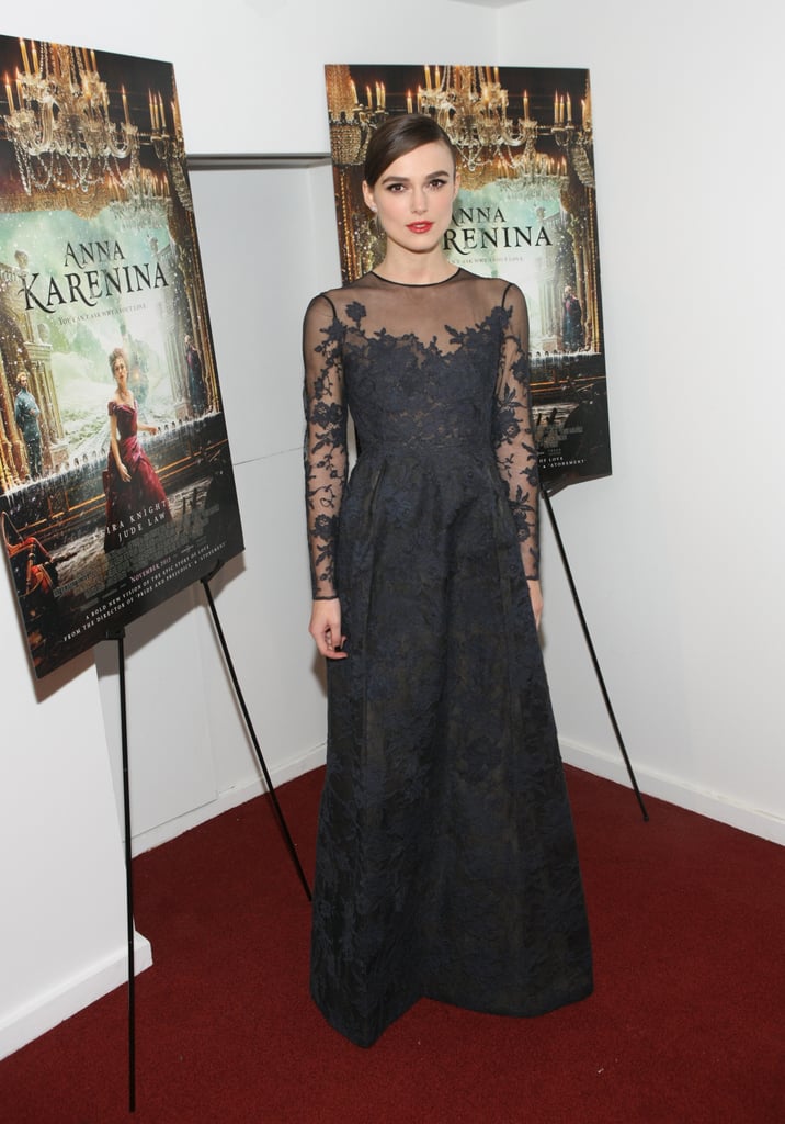 Keira Knightley at the Anna Karenina New York Premiere