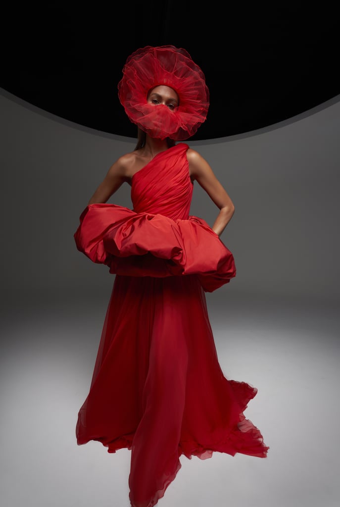 Joan Smalls Models Giambattista Valli's Couture Collection