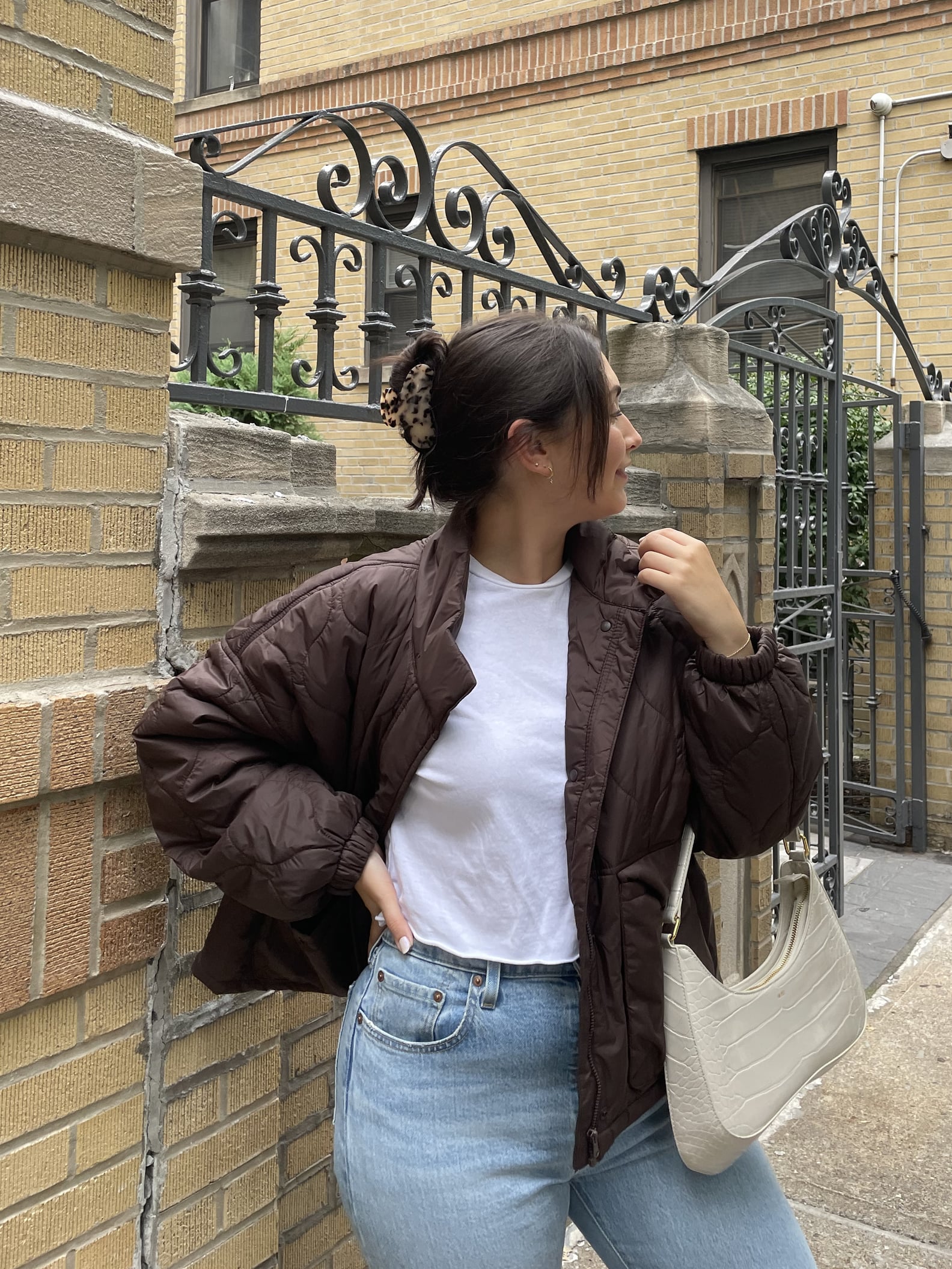 OLLY OVERSIZED JACKET WITH UNIQUE CRINKLED QUILTED PATTERN main image 0