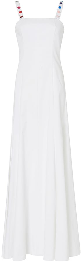 white cotton gown