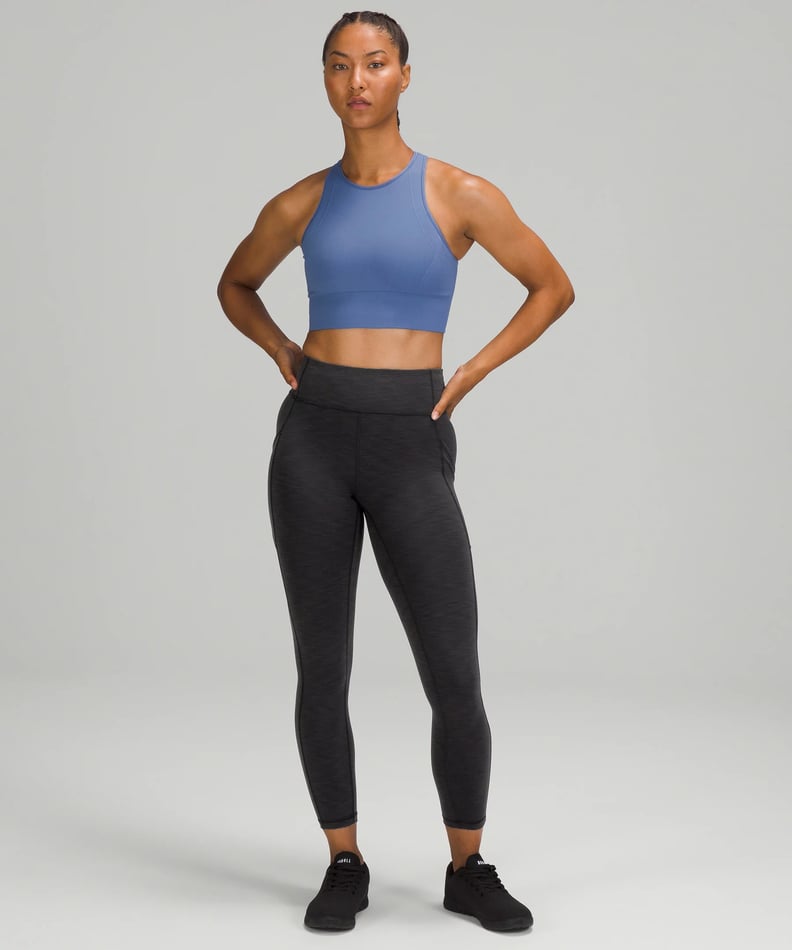Lululemon women’s size 6 black cropped activewear Yoga leggings P3