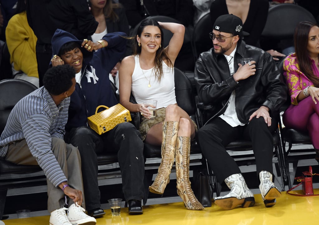 Kendall Jenner and Bad Bunny Attend Lakers Game Together