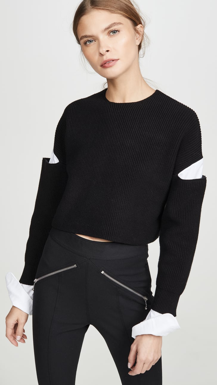 Alexander Wang Cropped Pullover Oxford Shirt | Sweater Trends For Fall ...