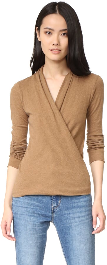 Enza Costa Ballet Wrap Sweater ($198)