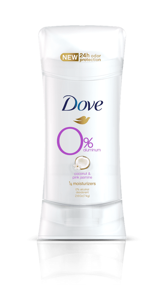 Dove 0% Aluminum Deodorant in Coconut and Pink Jasmine