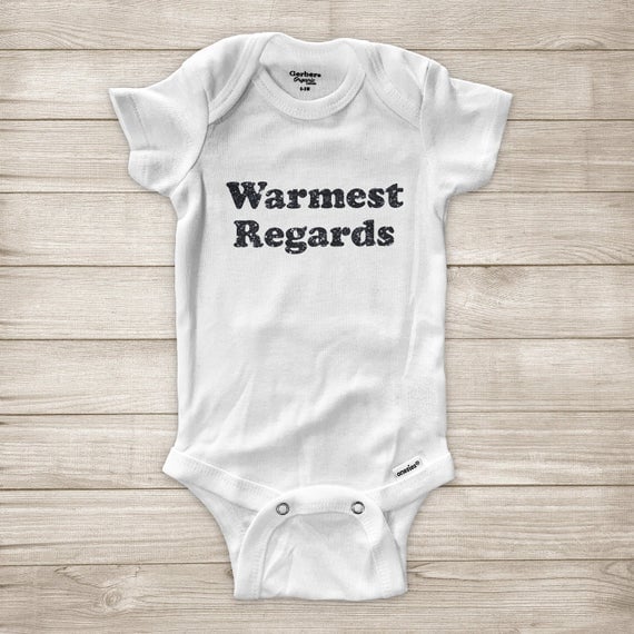 Schitt's Creek Warmest Regards Onesie