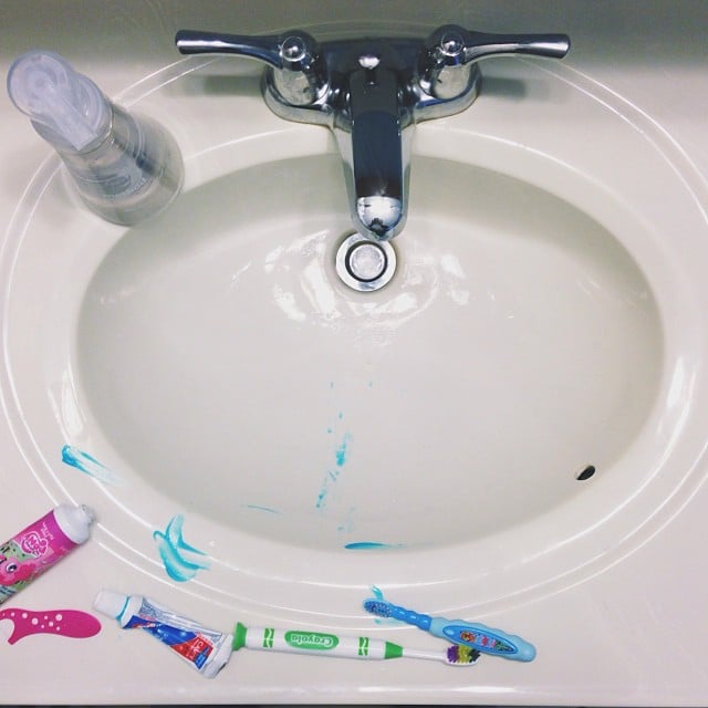 The Sink's Full of Blue Toothpaste Tonight