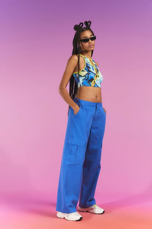 Twist and Shout Crop Top - Neon Yellow