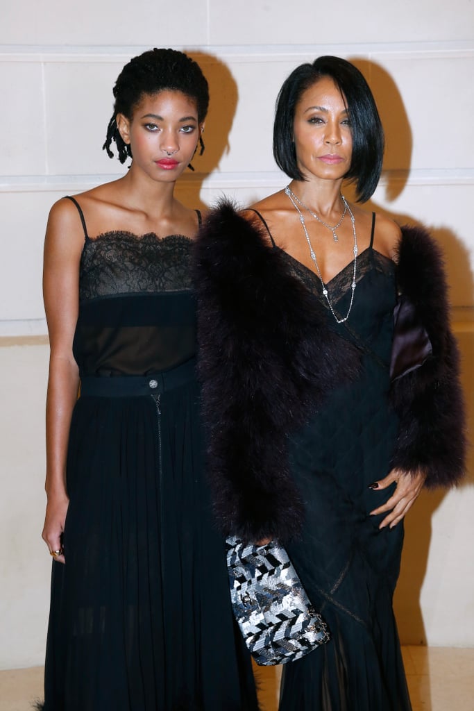 Jada Pinkett Smith and Willow at Chanel Show in Paris 2016