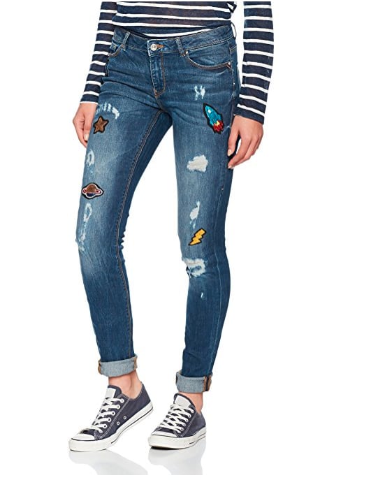 Springfield Patch Detail Jeans (£26.39)