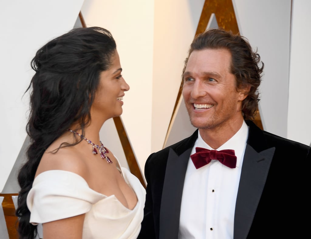 Matthew MCconaughey and Camila Alves at the 2018 Oscars