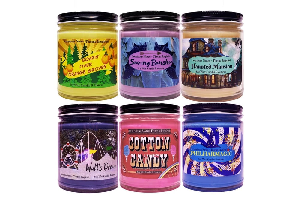 Disneyland-Inspired Soy Candles