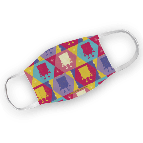 SpongeBob SquarePants Silhouette Washable Face Mask ...